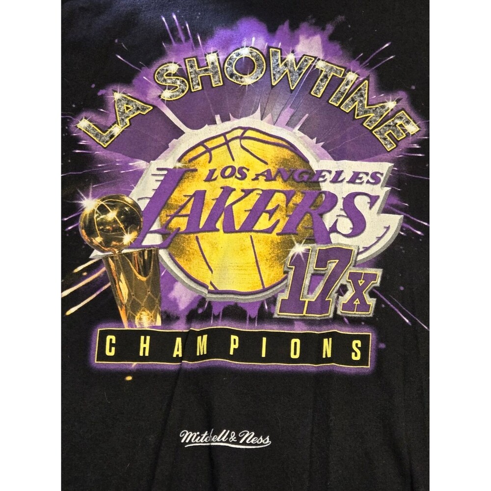 Mitchell & Ness Los Angeles Lakers Purple & Gold 'La Showtime' Champions Tee